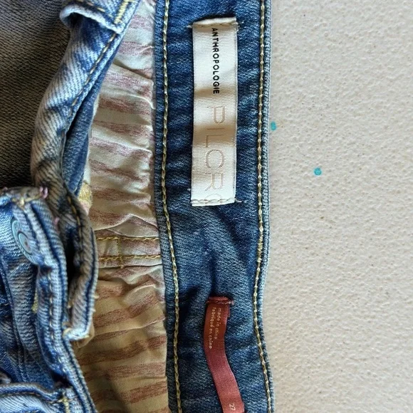 Anthropologie Pilcro Jean Shorts Distressed Cut-Off Style - Picture 7 of 8